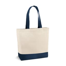 EDMONTON. Sacola 100% algodão canvas (280 g/m²) com bolso interior e alças e fundo coloridos Code.: 92822 - foto 1