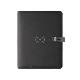 ELEVATE A5 FOLDER. Pasta A5 em 300D poliéster 100% reciclado com carregador por indução embutido (5'000 mAh) e bloco com páginas pautadas Code.: 53581 - foto 3