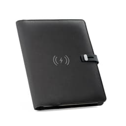 ELEVATE A5 FOLDER. Pasta A5 em 300D poliéster 100% reciclado com carregador por indução embutido (5'000 mAh) e bloco com páginas pautadas Code.: 53581 - foto 5