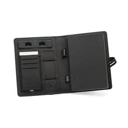 ELEVATE A5 FOLDER. Pasta A5 em 300D poliéster 100% reciclado com carregador por indução embutido (5'000 mAh) e bloco com páginas pautadas Code.: 53581 - foto 7