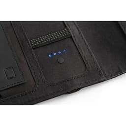 ELEVATE A5 FOLDER. Pasta A5 em 300D poliéster 100% reciclado com carregador por indução embutido (5'000 mAh) e bloco com páginas pautadas Code.: 53581 - foto 9