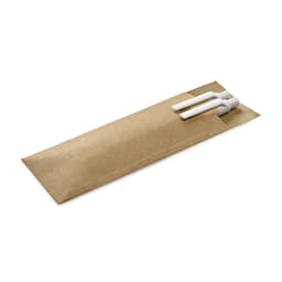 LEAF. Conjunto de caneta esferográfica com escrita em azul e lapiseira em papel kraft Code.: 91846 - foto 6