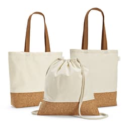 MANAUS BPACK. Sacola tipo mochila em 70% algodão reciclado e 30% poliéster reciclado (180g/m²) com base em cortiça Code.: 92340 - foto 5