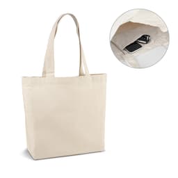 BETO. Sacola 100% algodão canvas (280 g/m²) com bolso interior Code.: 92820 - foto 2