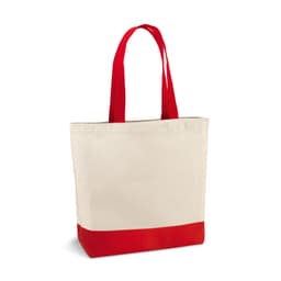 EDMONTON. Sacola 100% algodão canvas (280 g/m²) com bolso interior e alças e fundo coloridos Code.: 92822 - foto 6