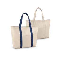 VILLE. Sacola 100% algodão canvas (280 g/m²) com bolso frontal, bolso interior e fecho magnético Code.: 92824 - foto 2