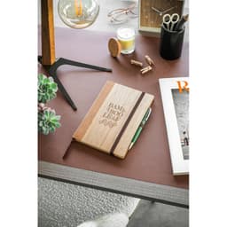 ORWELL. Caderno A5 de capa dura em folha de bambu e cortiça, com páginas pautadas Code.: 93281 - foto 4
