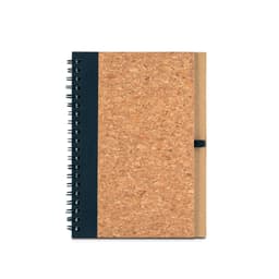VICENTE. Caderno B6 de capa dura em cortiça e PET 100% reciclado, com páginas lisas recicladas Code.: 93285 - foto 3