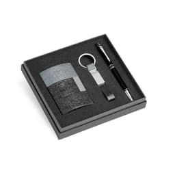 BRENDON. Kit de porta cartões, chaveiro e caneta esferográfica em c.sintético, metal e alumínio Code.: 93315 - foto 5