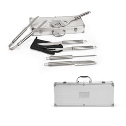 MACE. Kit churrasco em estojo de alumínio com luva de cozinha em poliéster e 6 utensílios em aço inox Code.: 93845 - foto 2
