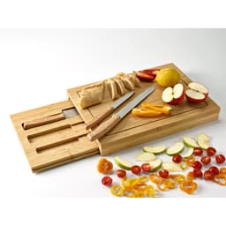 MUGWORT. Conjunto de tábuas em bambu com 3 facas inclusas Code.: 94339 - foto 5