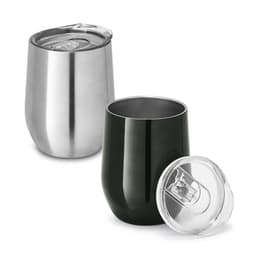 RONDE. Copo de viagem térmico em aço inox de parede dupla isolada a vácuo (400 mL) Code.: 94677 - foto 2