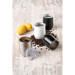 RONDE. Copo de viagem térmico em aço inox de parede dupla isolada a vácuo (400 mL) Code.: 94677 - foto 4