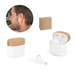 COBAIN. Fones de ouvido wireless com autonomia de 5h (300 mAh), em ABS 100% reciclado e bambu Code.: 97193 - foto 2
