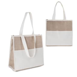 Bolsa Térmica em algodão e Juta sintética (34x34x16cm) - Code.: BT213P - foto 3
