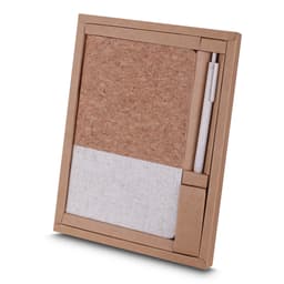 Kit Escritório A5 Capa em Cortiça e Caneta Plástica Reciclada - Code.: CAD300P - foto 1