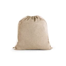 CHANCERY. Sacola tipo mochila eem 70% algodão reciclado e 30% poliéster reciclado sem tingimento (140 g/m²) Code.: 92928 - foto 3