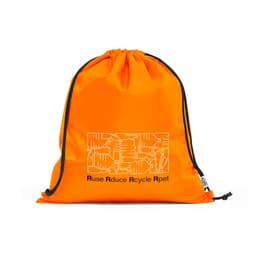 PEMBA. Sacola tipo mochila em poliéster reciclado 190T, produzida a partir de plástico reciclado Code.: 92931 - foto 12