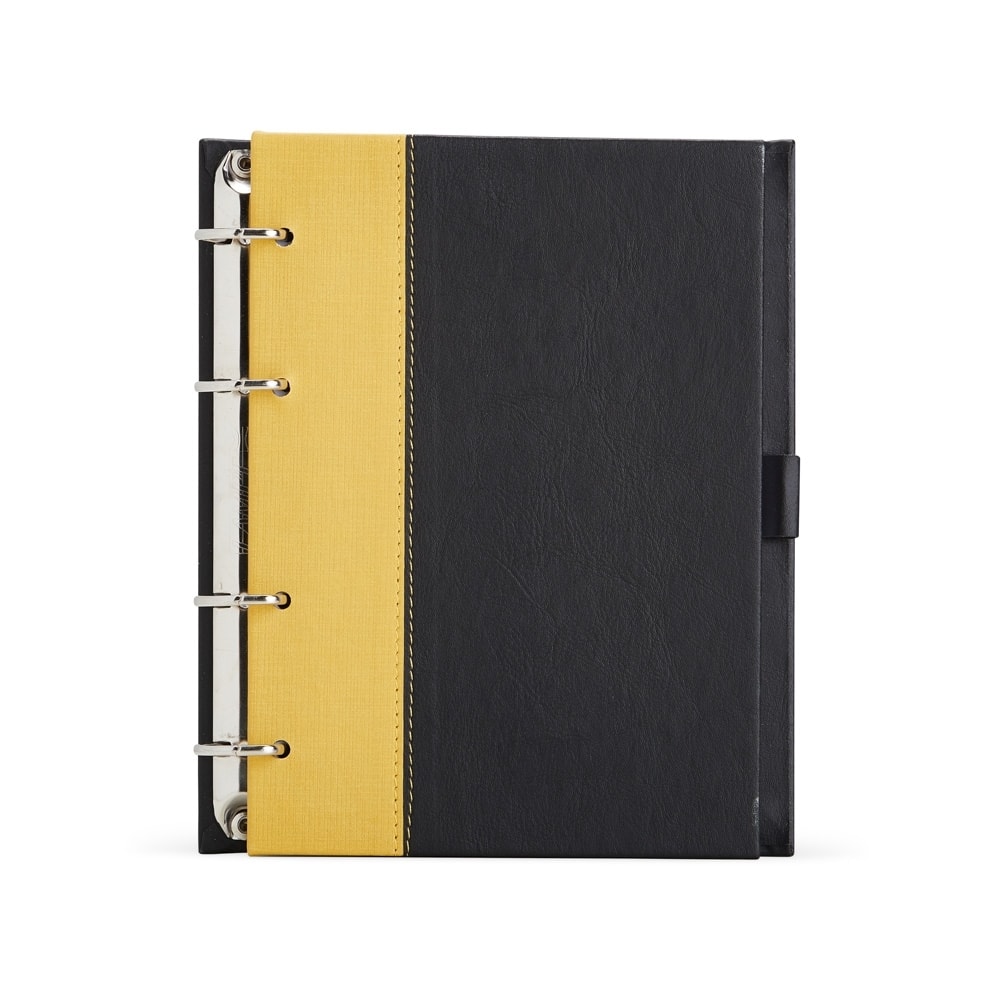 CADERNO FICHÁRIO DE COURO SINTÉTICO - Code.: P@14953