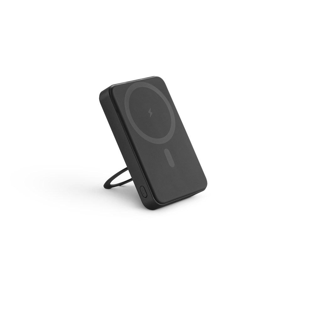 WARSHEL 10. Bateria portátil magnética com carregador por indução super-rápido (10'000 mAh), em ABS 100% reciclado Code.: 97143
