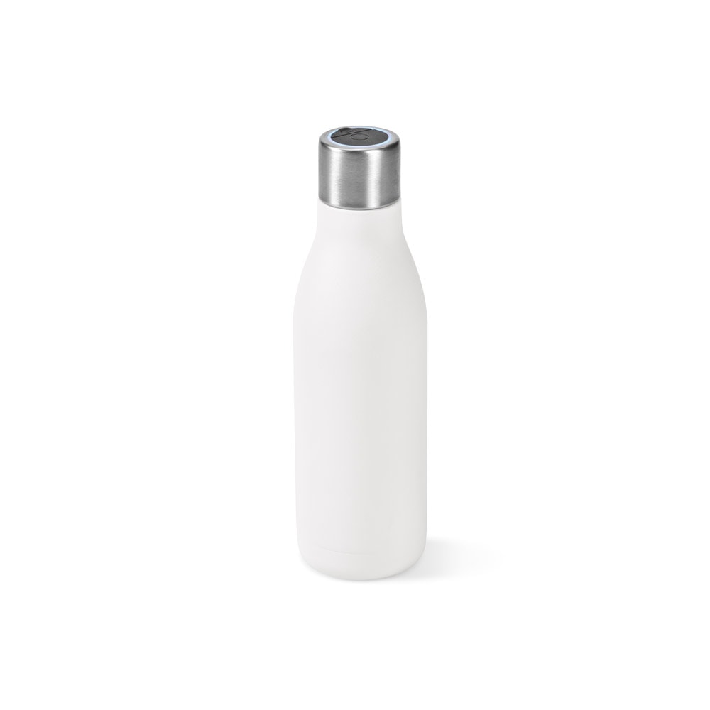 CHILWELL. Garrafa térmica em aço inox 90% reciclado de parede dupla com sistema de auto-sanitização UV (500 mL) Code.: 94343