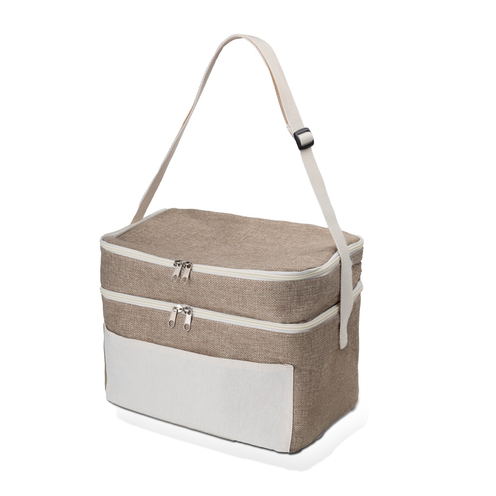 Bolsa Térmica em algodão e Juta sintética (24x30x20cm) - Code.: BT211P
